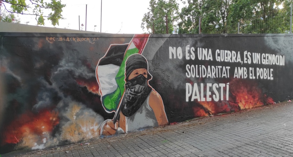 El Clot: solidaritat amb el poble palestí