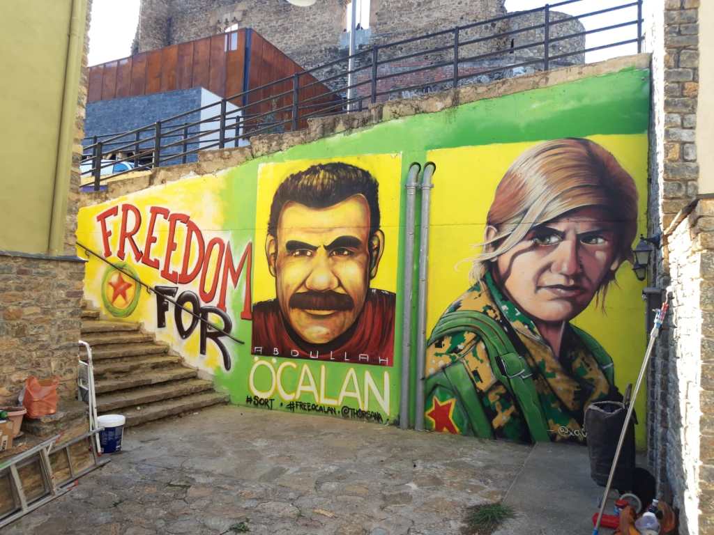 Vallcarca, freedom for Ocalan