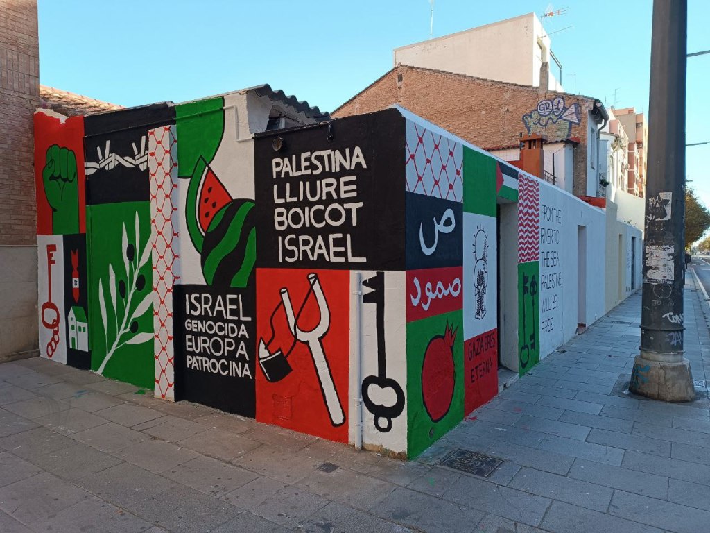 Benimaclet: Palestina lliure, boicot Israel