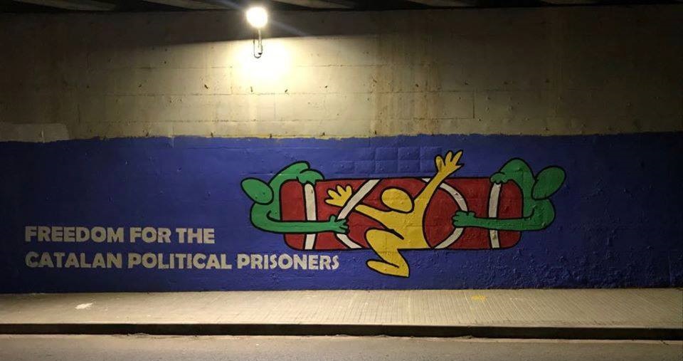 Viladamat: Freedom for the catalan political prisoners